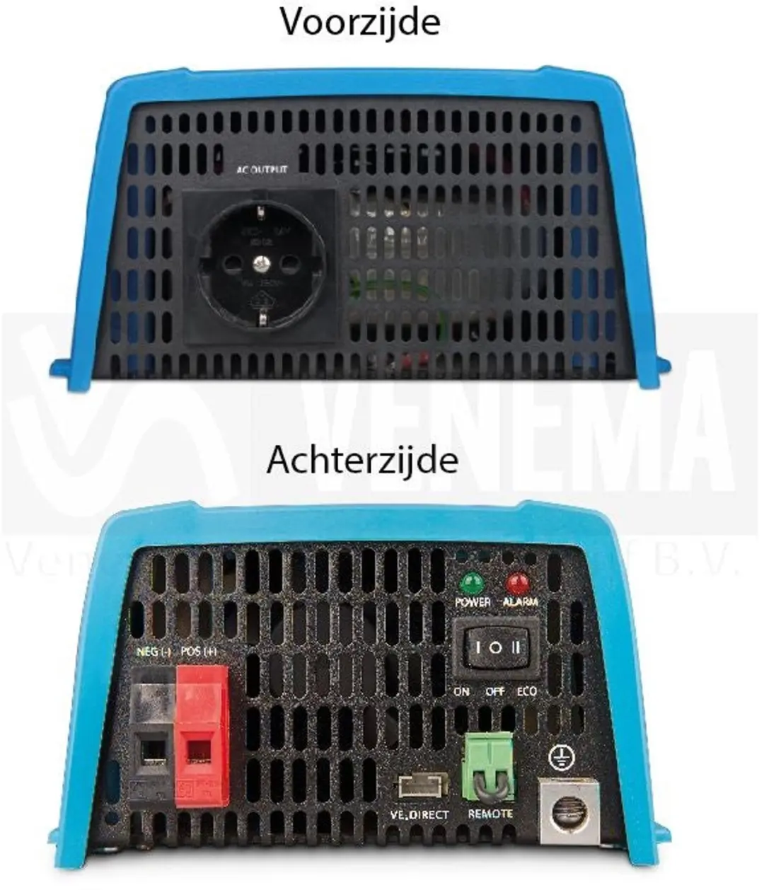Victron Phoenix 12/800 Omvormer - 800VA - Schuko - afbeelding 4 van 5
