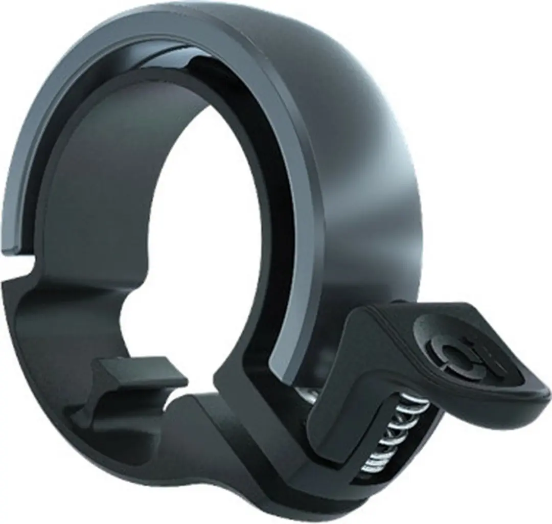 Knog Oi Large Bike Bell Black Grey