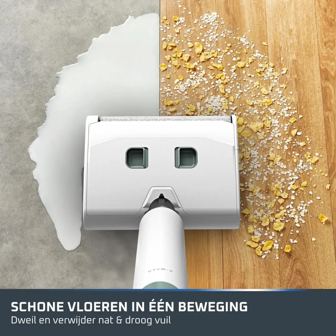 Rowenta X-Wash GZ1032 Vloerreiniger - Sneeuwwit - afbeelding 4 van 6