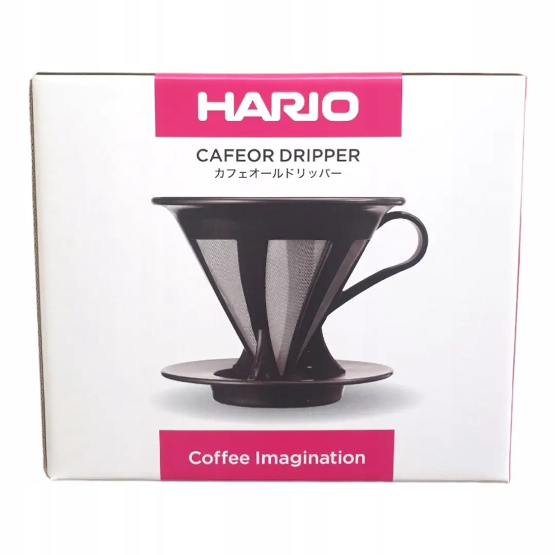 Hario Cafeor Dripper 02 Zwart - Koffiedruppelaar - afbeelding 2 van 5