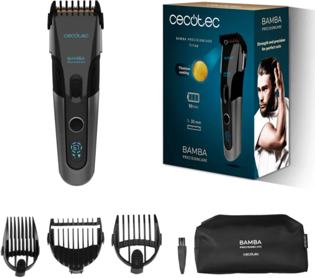 Cecotec Bamba PrecisionCare Titan 03374 Haartrimmer - Zwart - afbeelding 4 van 6
