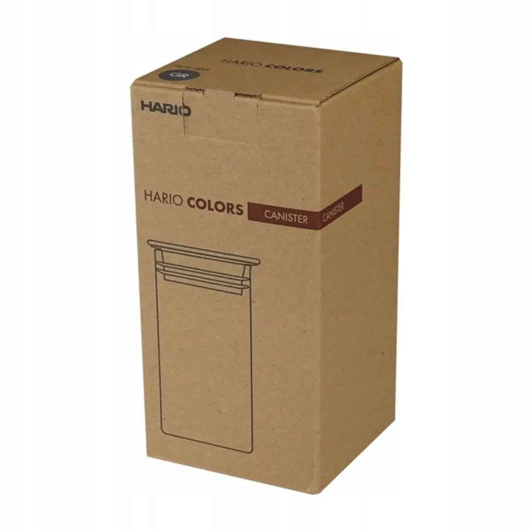 Hario Colors Busje Glazen Pot - Grijs - 400ml - afbeelding 2 van 5