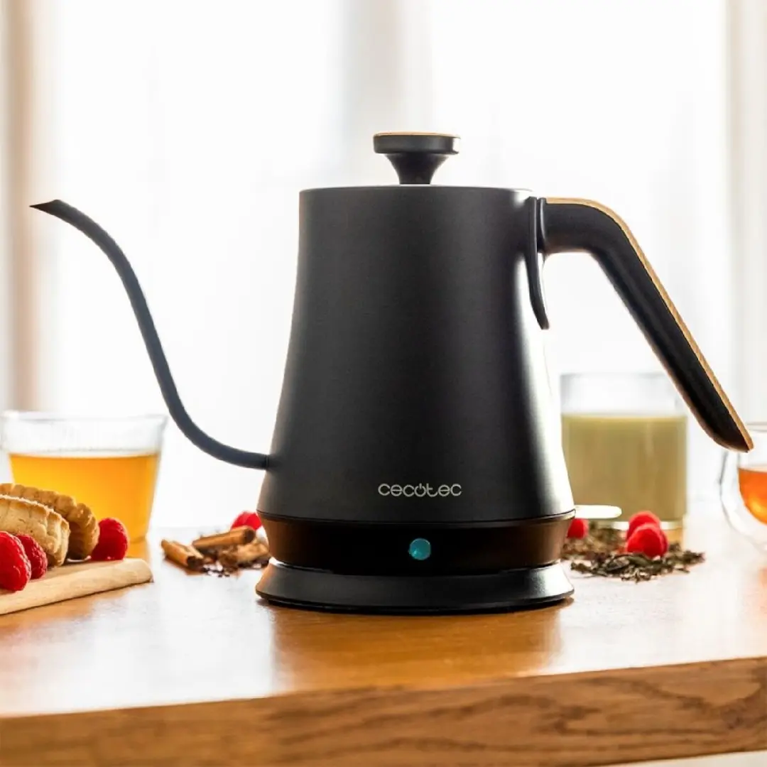 Cecotec Thermosense 500 Cisne Waterkoker 1200W - Zwart - afbeelding 3 van 6