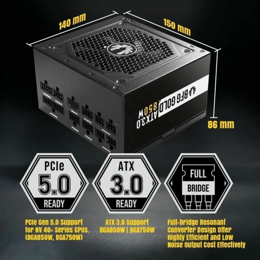 Bitfenix ATX Voedingsbron 850W - 18712 - Zwart