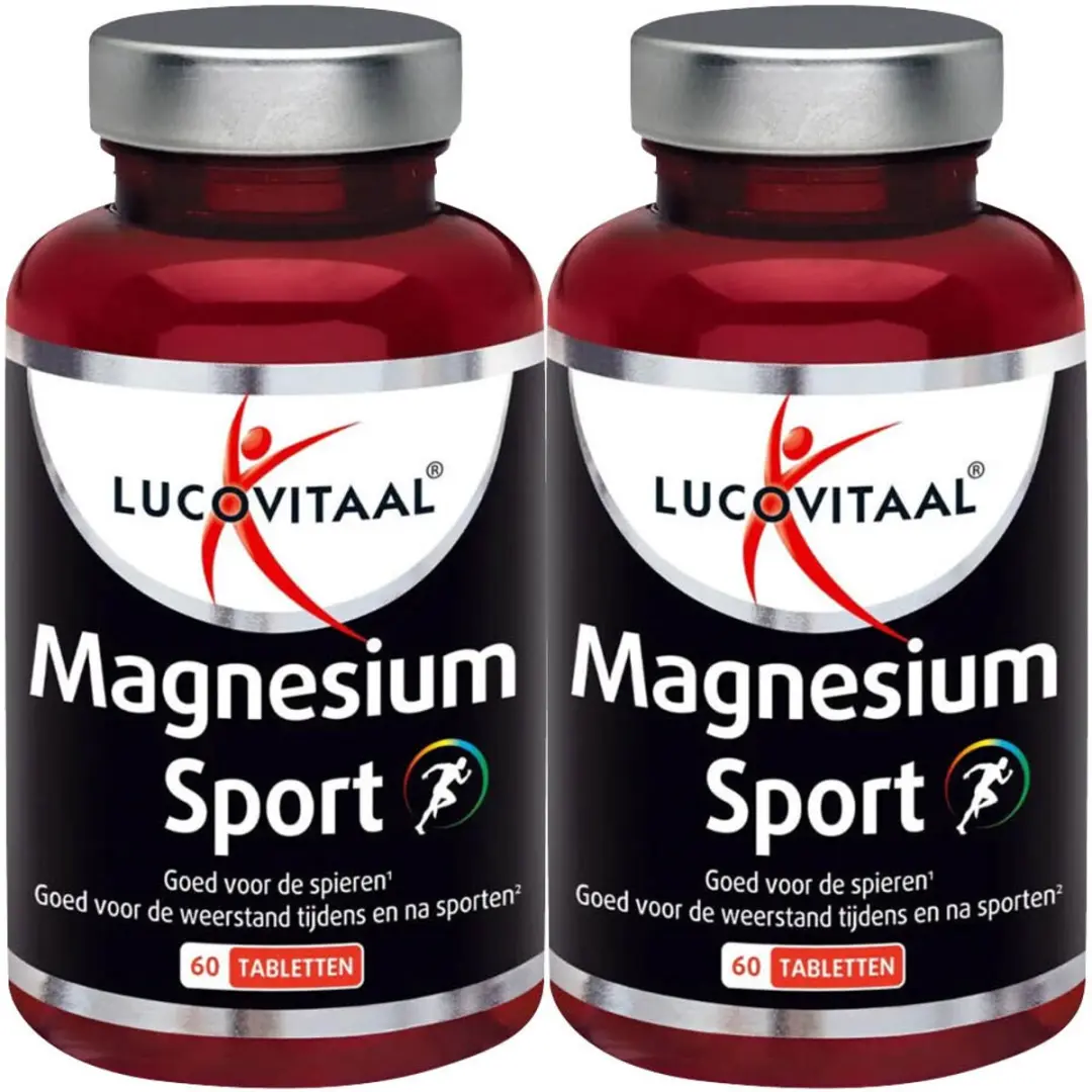 Lucovitaal Magnesium Sport 2x 60 tabletten - afbeelding 5 van 6