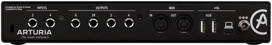 Arturia MiniFuse 4 Audio Interface - 2-in/4-uit USB-C - Zwart - afbeelding 2 van 5