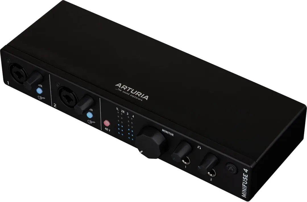 Arturia MiniFuse 4 Audio Interface - 2-in/4-uit USB-C - Zwart - afbeelding 3 van 5
