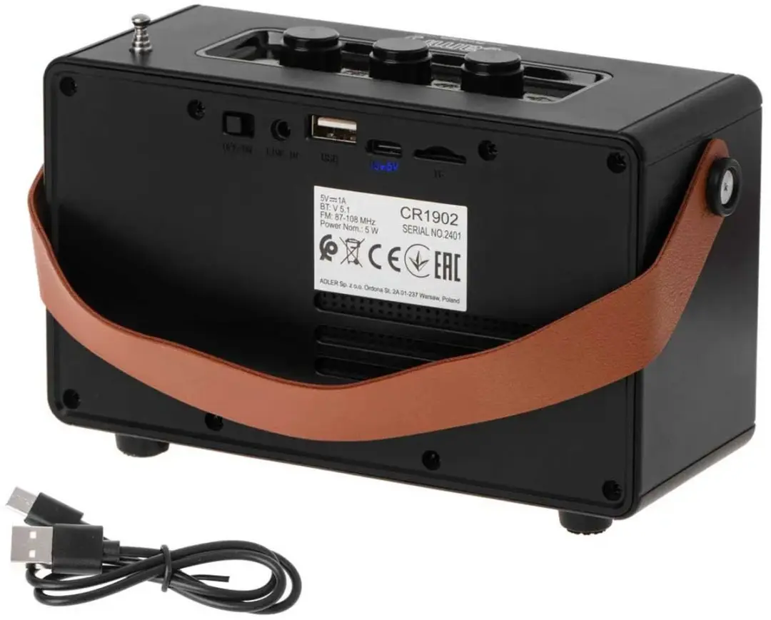 Camry CR 1902 B Bluetooth Luidspreker met Radio - 5W - afbeelding 4 van 6