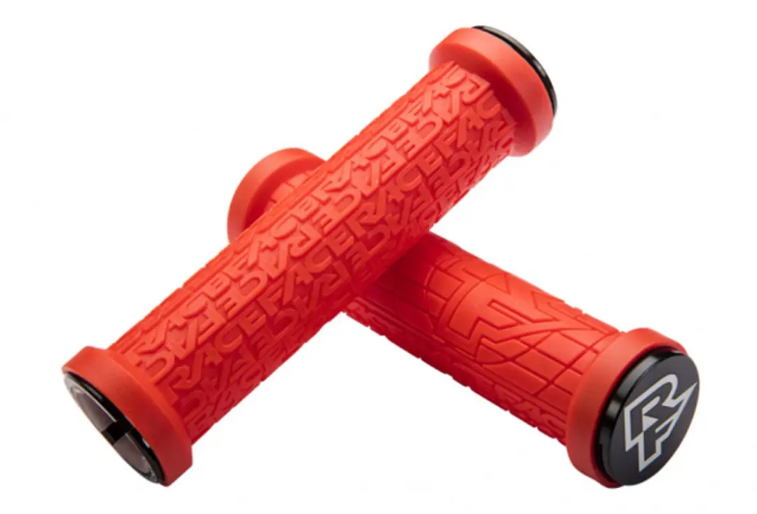 Race Face Grippler handvatten, red Diameter 30mm