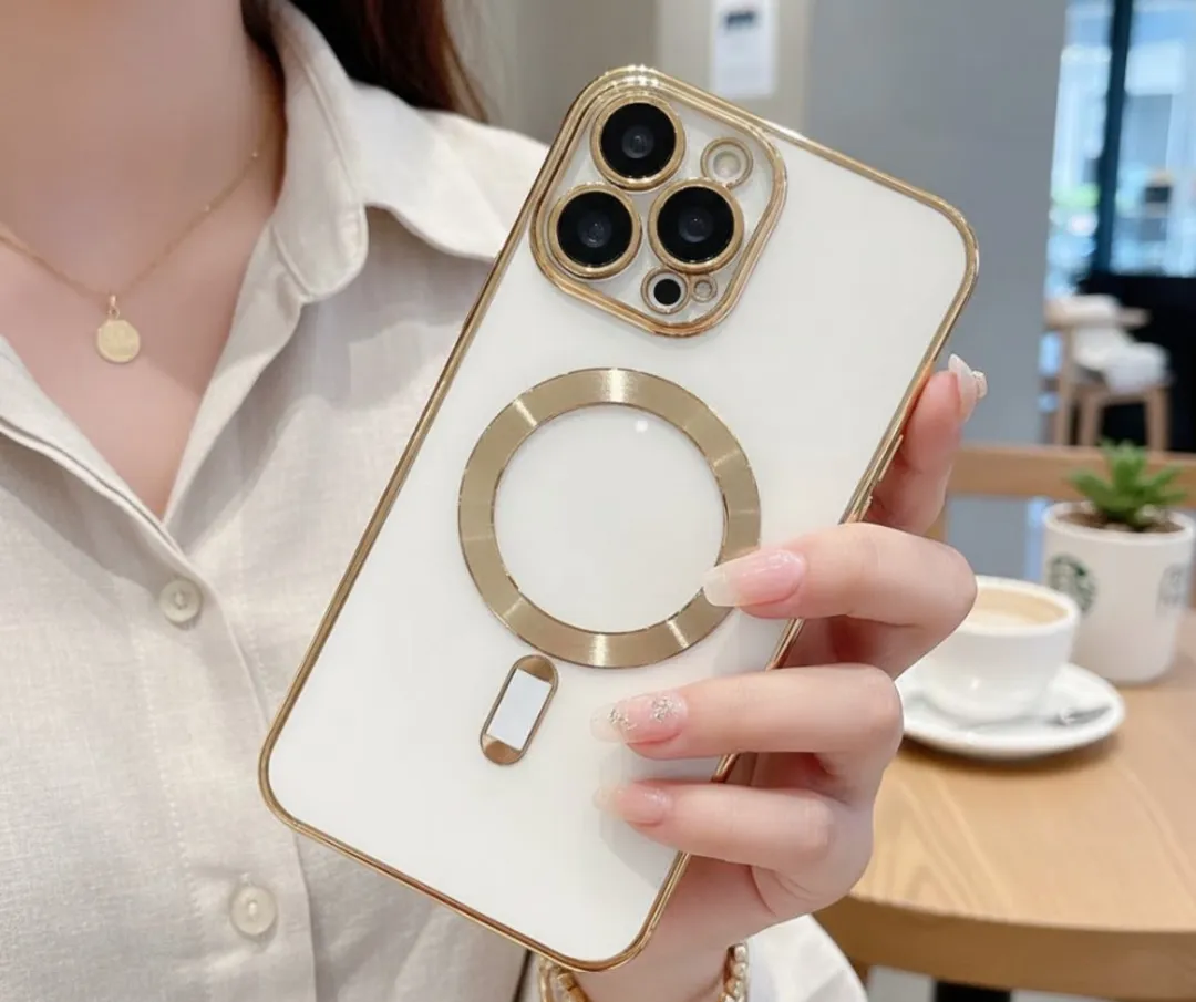NUVEX iPhone 16 Pro MagSafe Hoesje - Goud