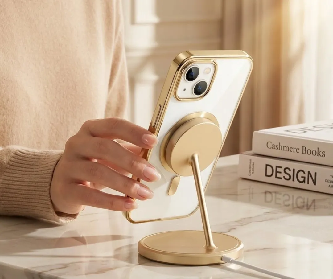 NUVEX iPhone 13 MagSafe Hoesje - Goud