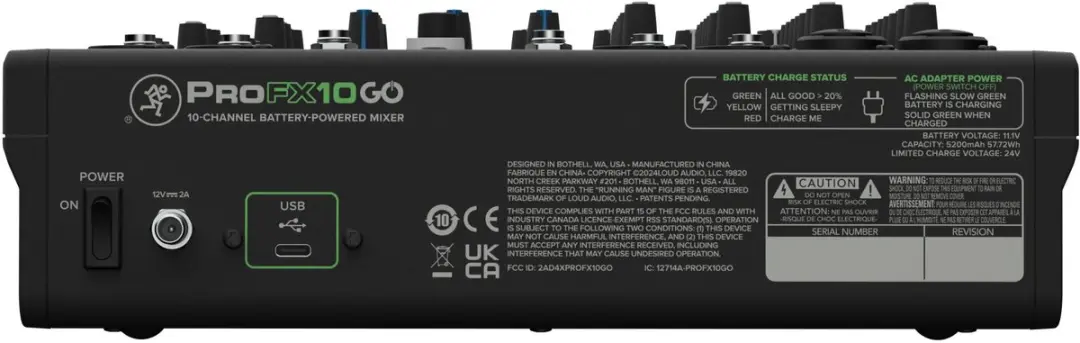 Mackie ProFX10 GO PAH0024041-000 Analoge Mixer - 10 Kanalen - afbeelding 6 van 6