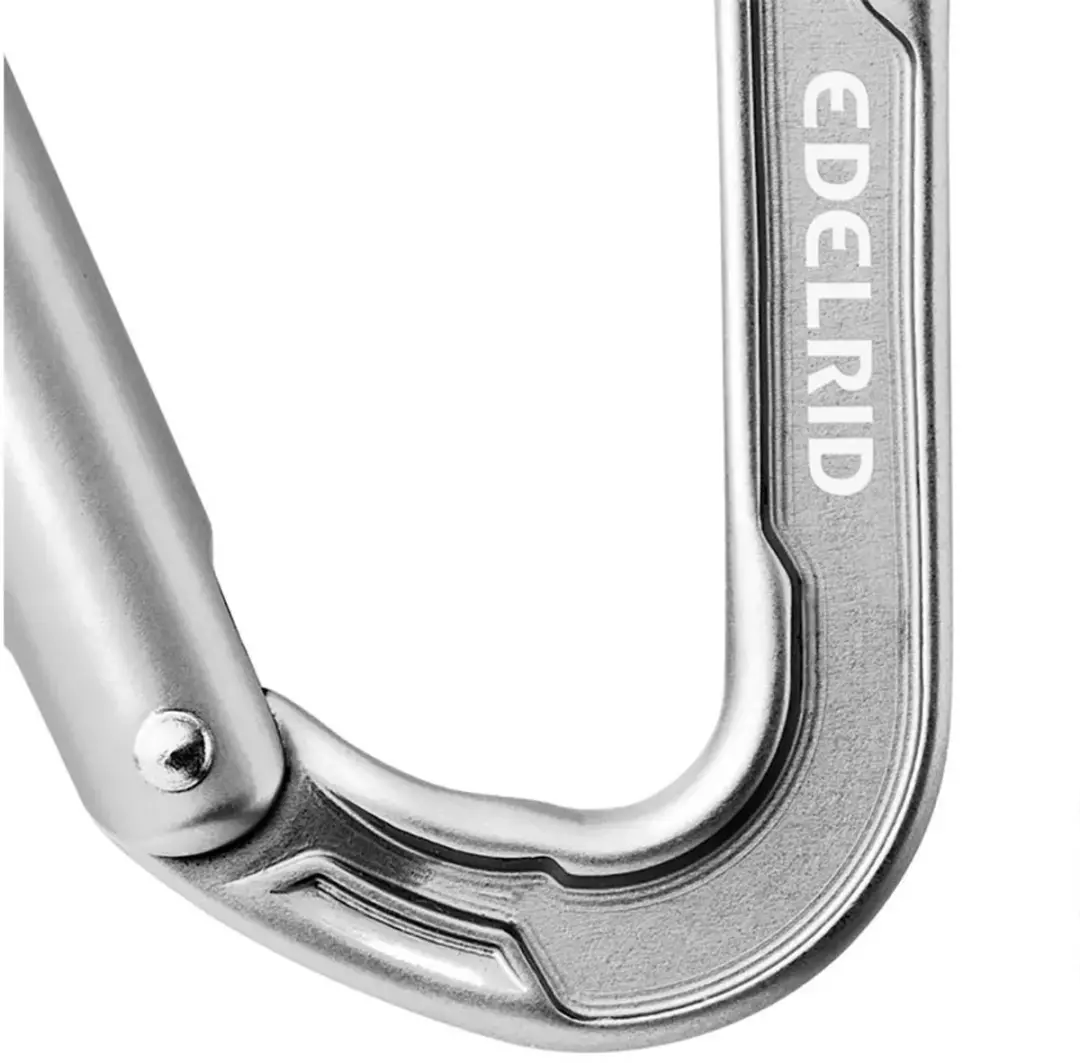 Edelrid Mission Straight Klimhaak - Silver - afbeelding 3 van 4