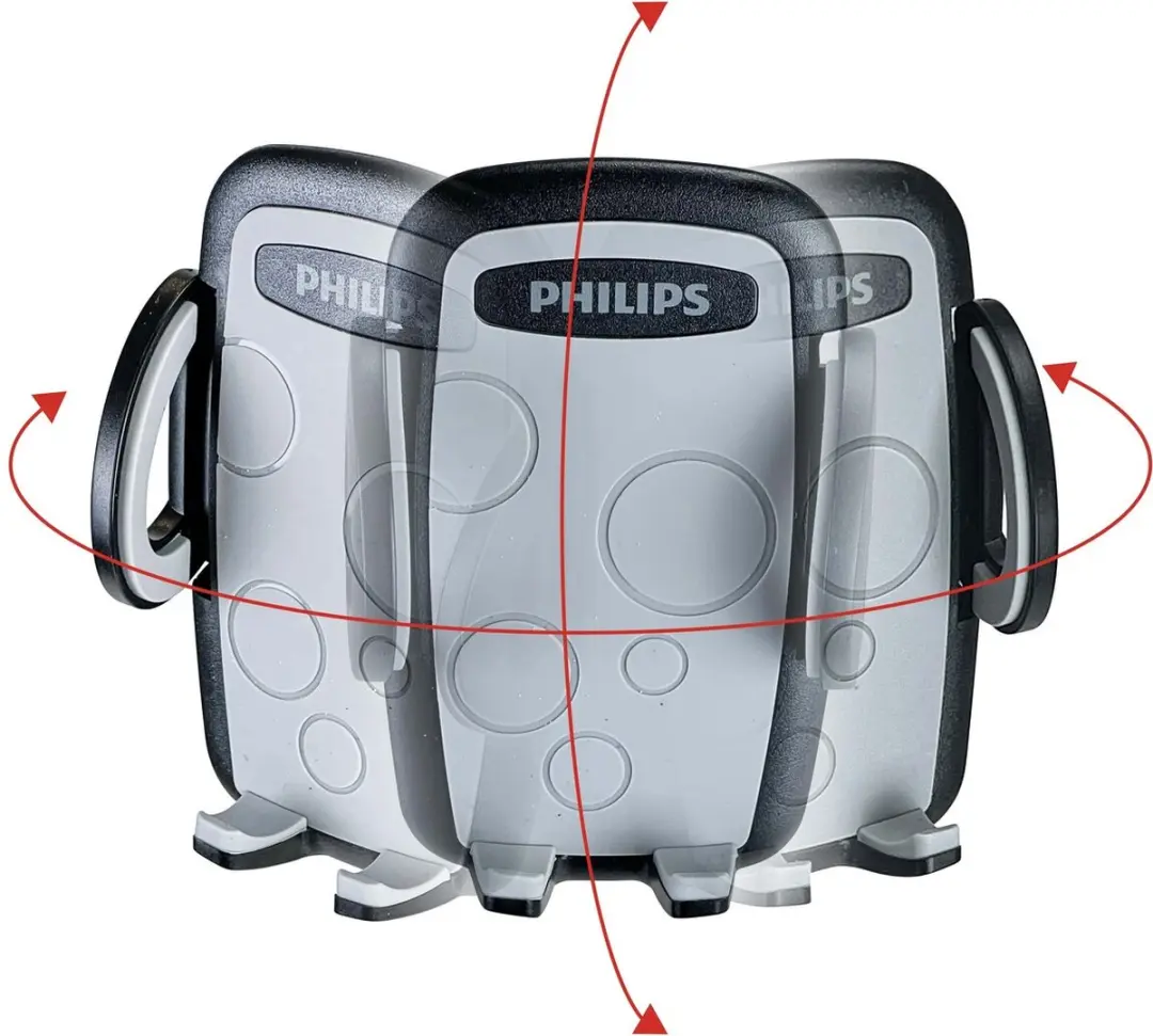 Philips DLK3531/00 Autohouder voor smartphone - Ventilatierooster - Zwart - afbeelding 4 van 6