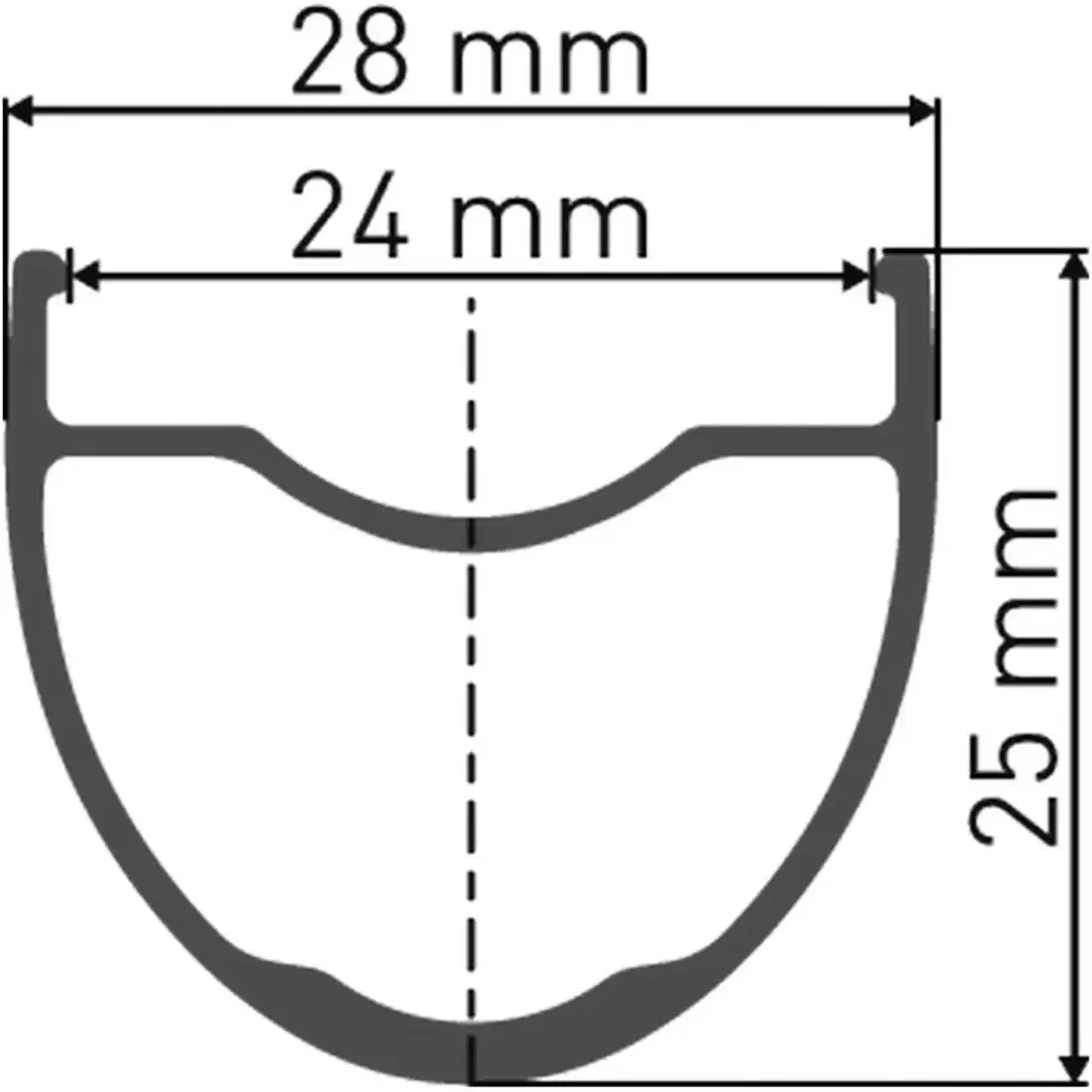 DT Swiss GR 1600 Spline 25 Achterwiel 28 - 12x142mm - afbeelding 2 van 2