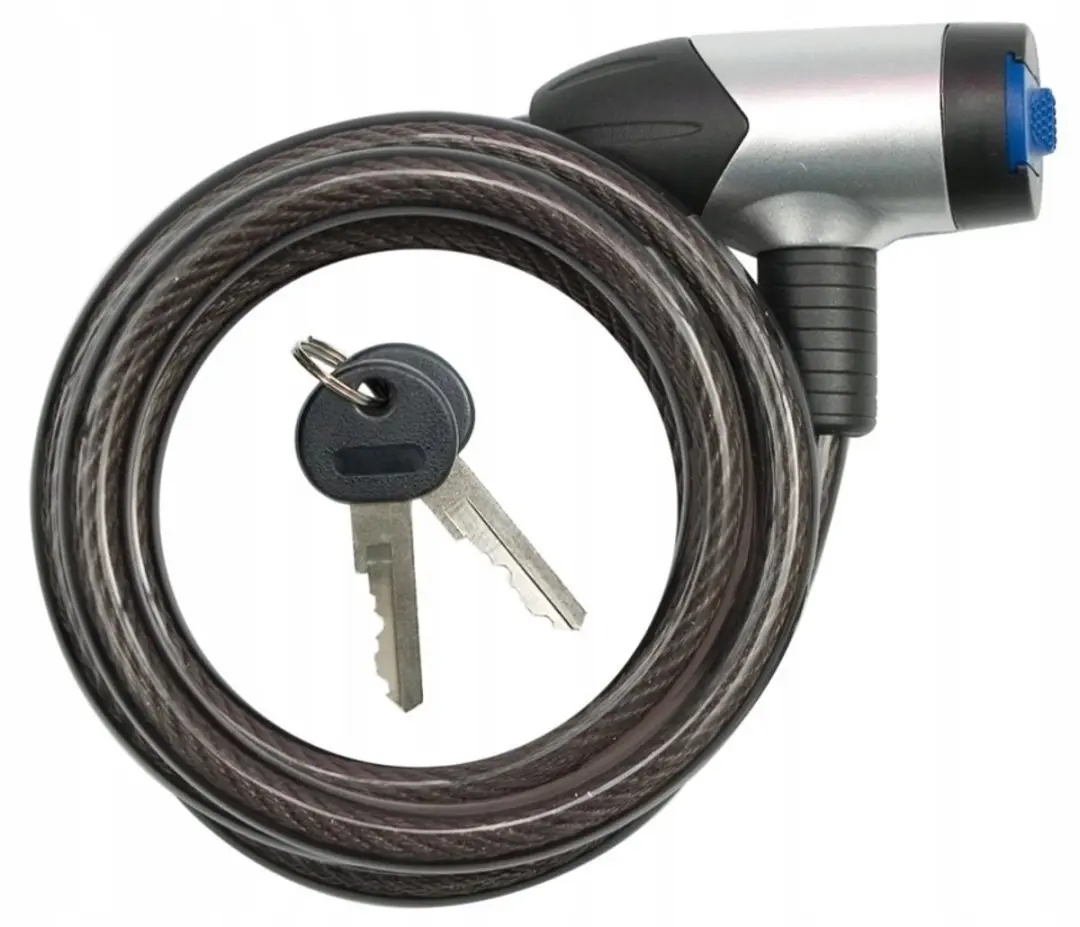 Vorel Fietskabelslot 8mm x 65cm - Zwart - afbeelding 5 van 5