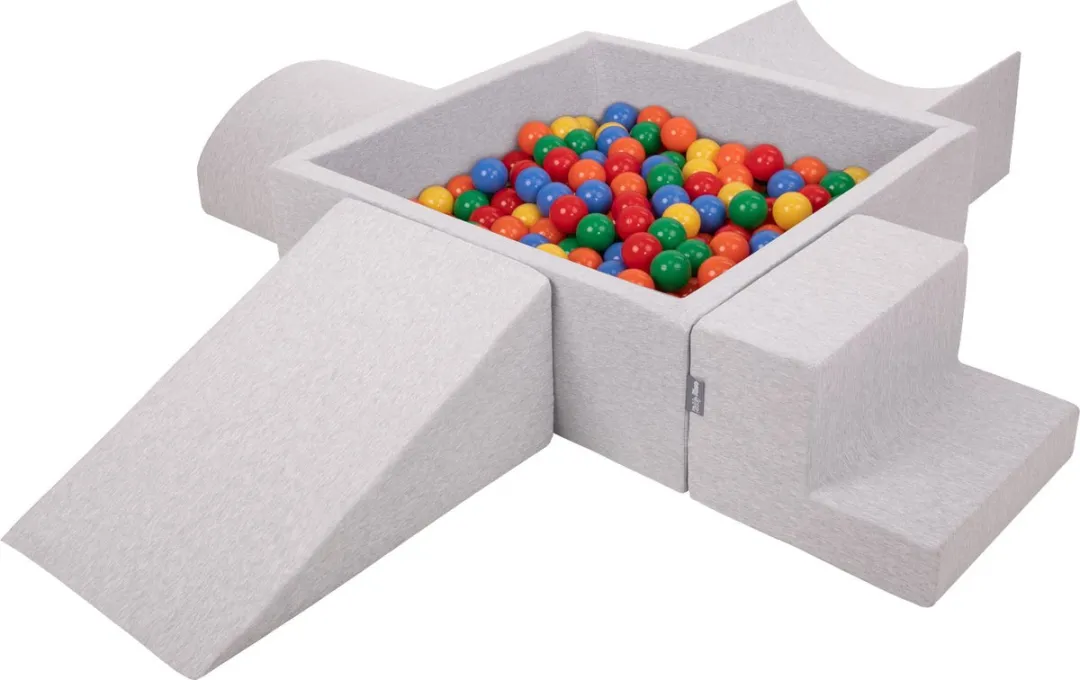 KiddyMoon Schuimspeelplaats Ballenbad 200 Ballen ∅7cm