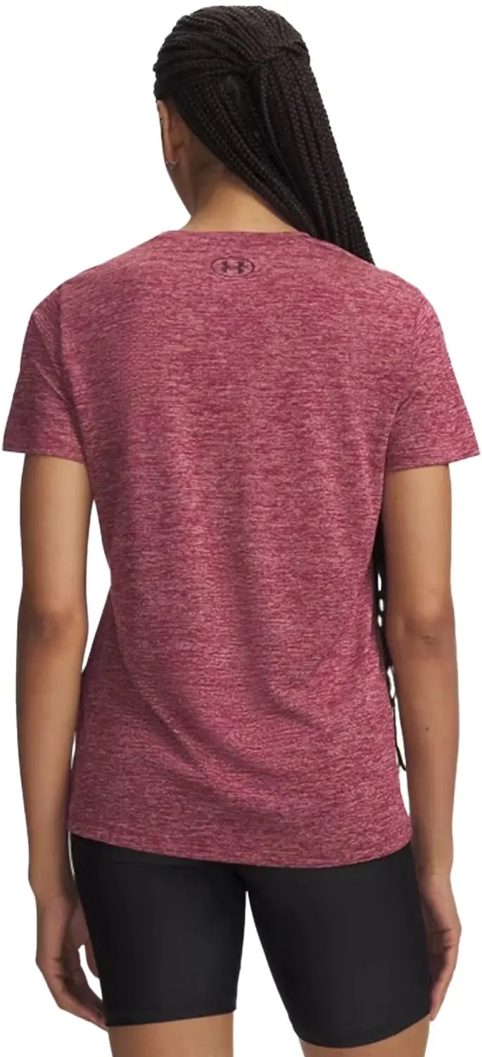 Under Armour Tech SSC Twist Fietsshirt - Rood - afbeelding 4 van 6