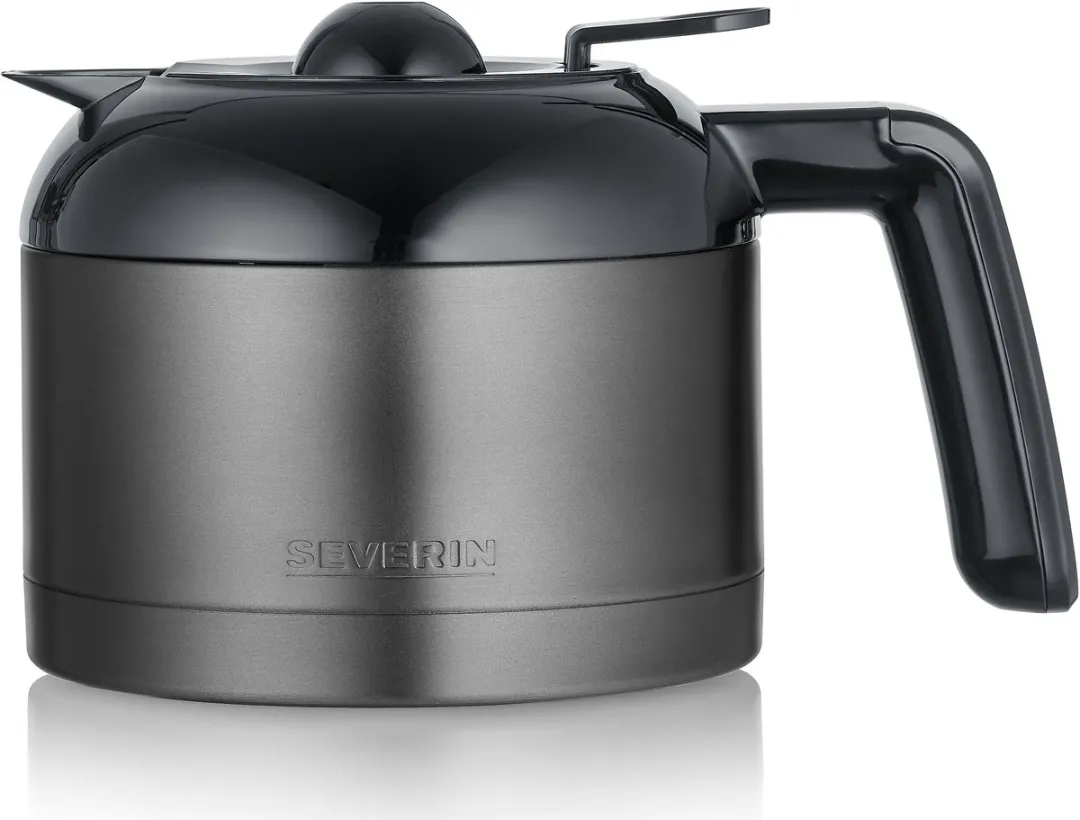 Severin KA 9343 Koffiezetapparaat 1L - Thermoskan - 8 Kopjes - Zwart