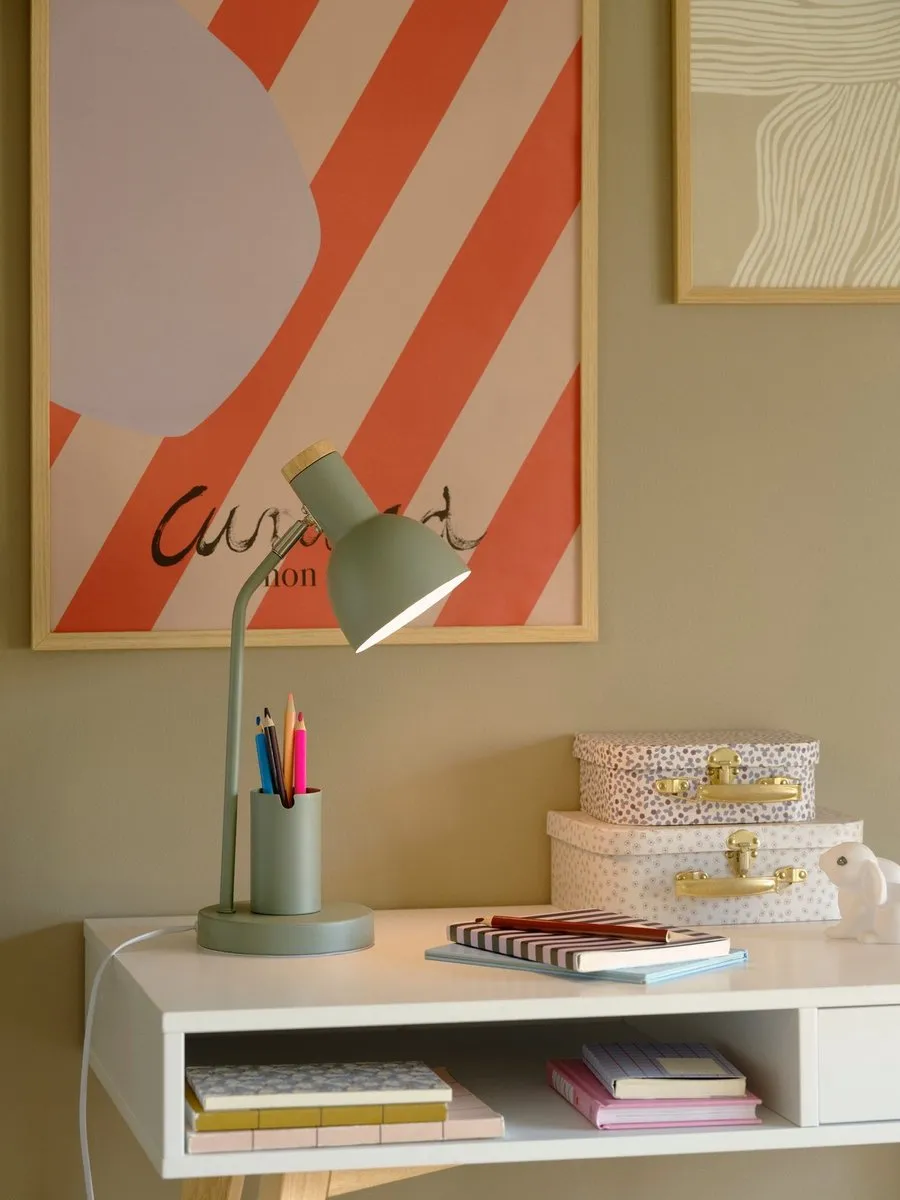 Nordlux Devone Tafellamp E27 - Pastelgroen