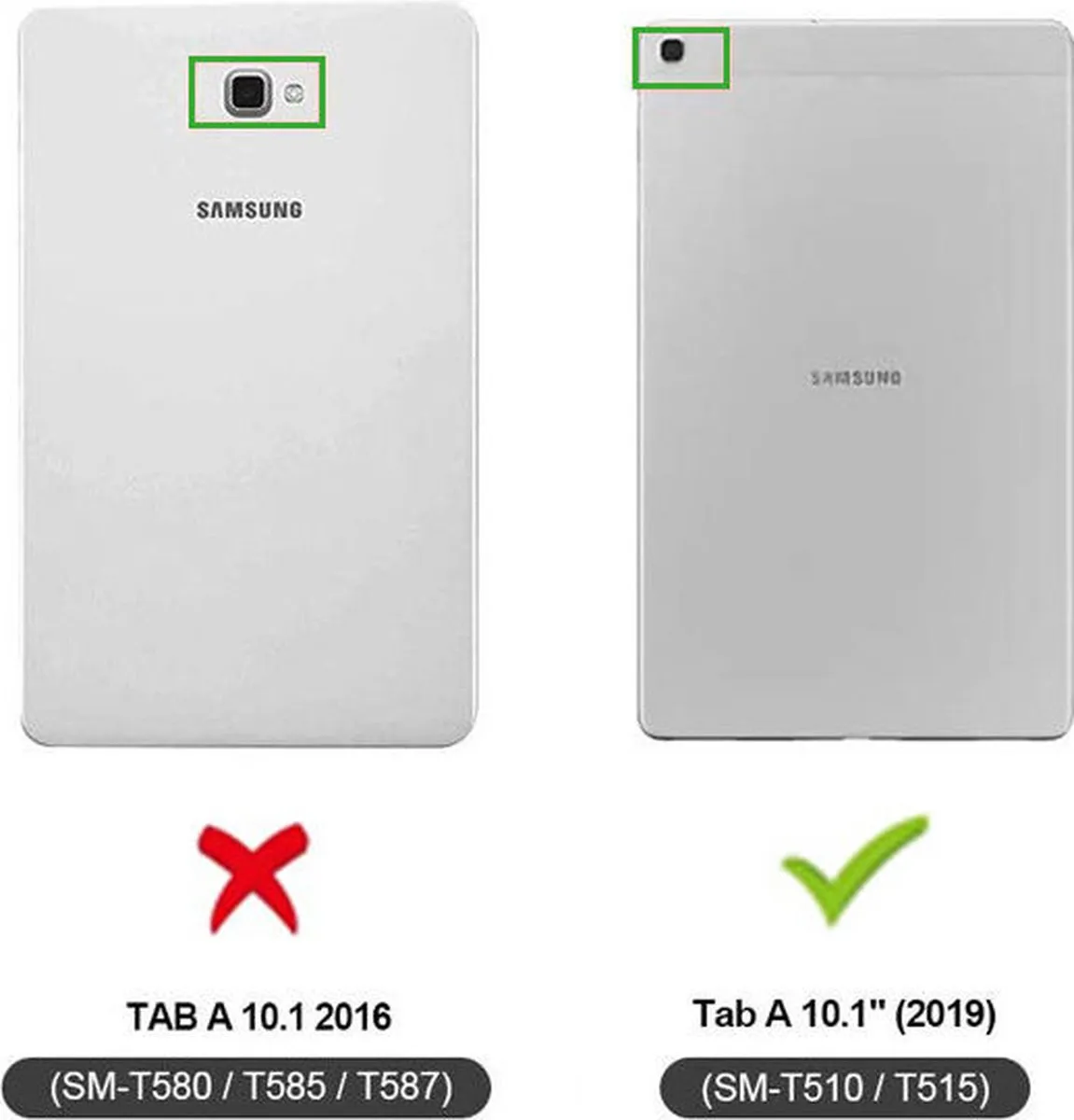 Samsung Galaxy Tab A 10.1 (2019) Kidscover - Oranje - afbeelding 6 van 6