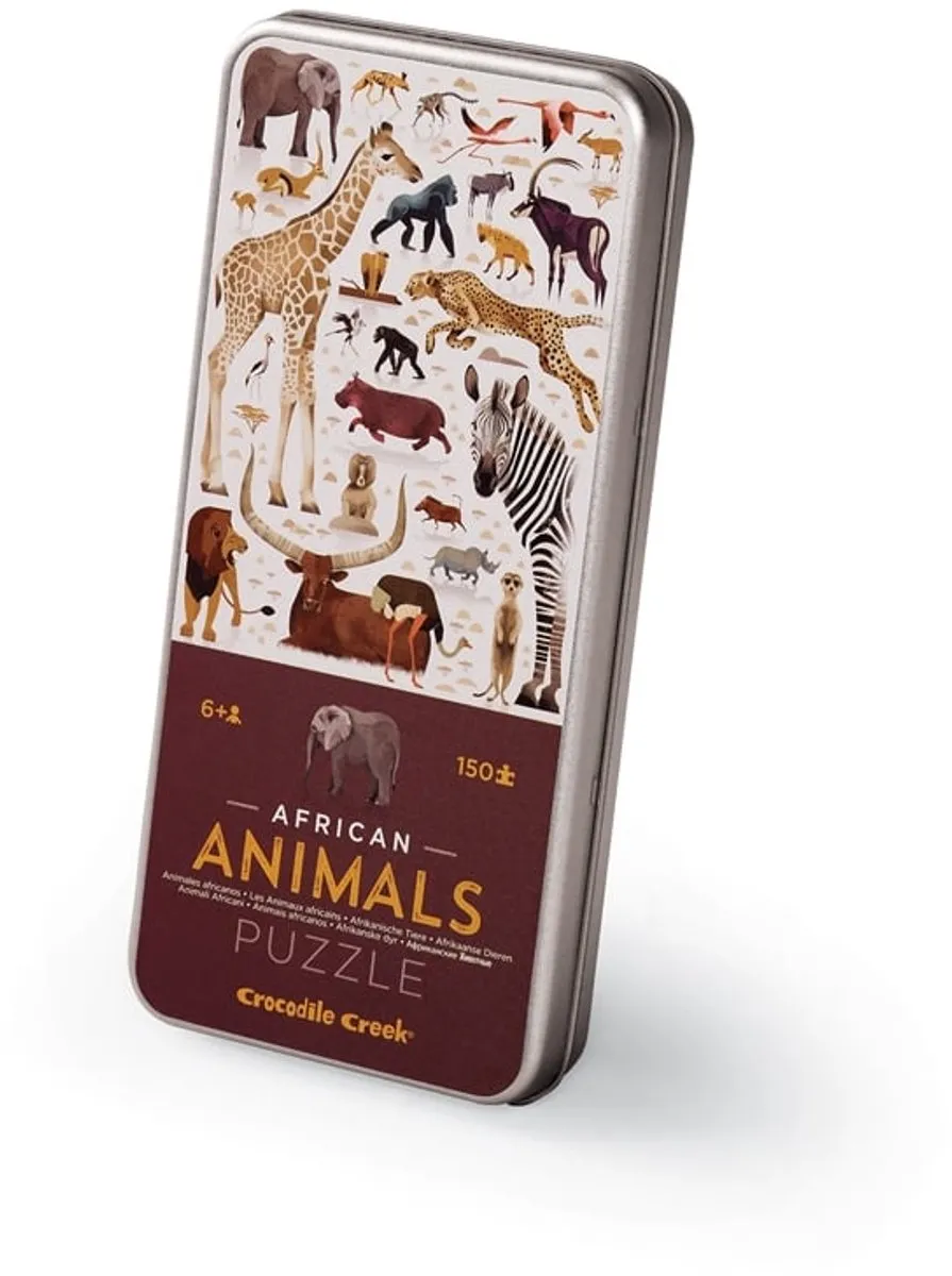 Crocodile Creek African Animals Puzzel 150 Stukken