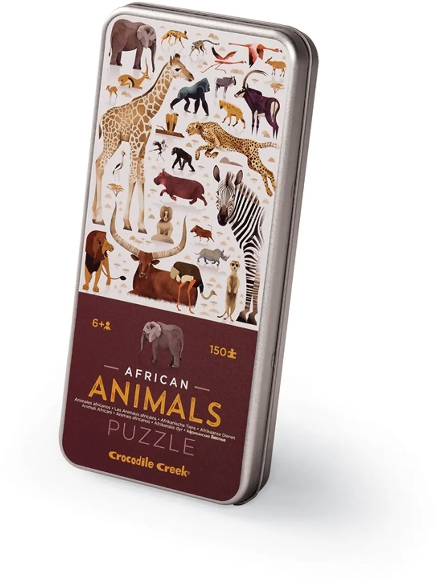 Crocodile Creek African Animals Puzzel 150 Stukken