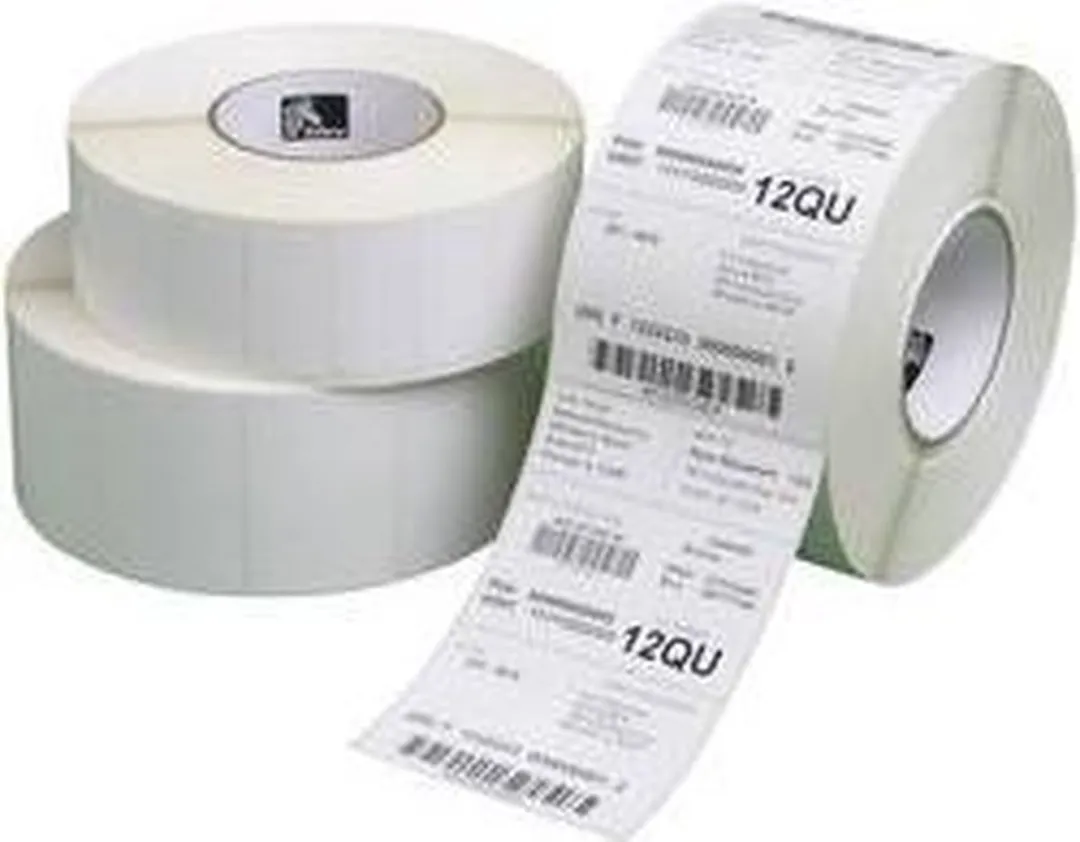 Zebra 800262-127 Rol met etiketten 57 x 32 mm Thermisch papier Wit 25200 stuk(s) Weer verwijderbaar Universele etikette