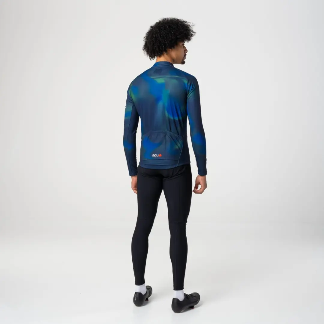 AGU Aurora Fietsshirt Heren Thermo Jersey - Zwart - afbeelding 4 van 6
