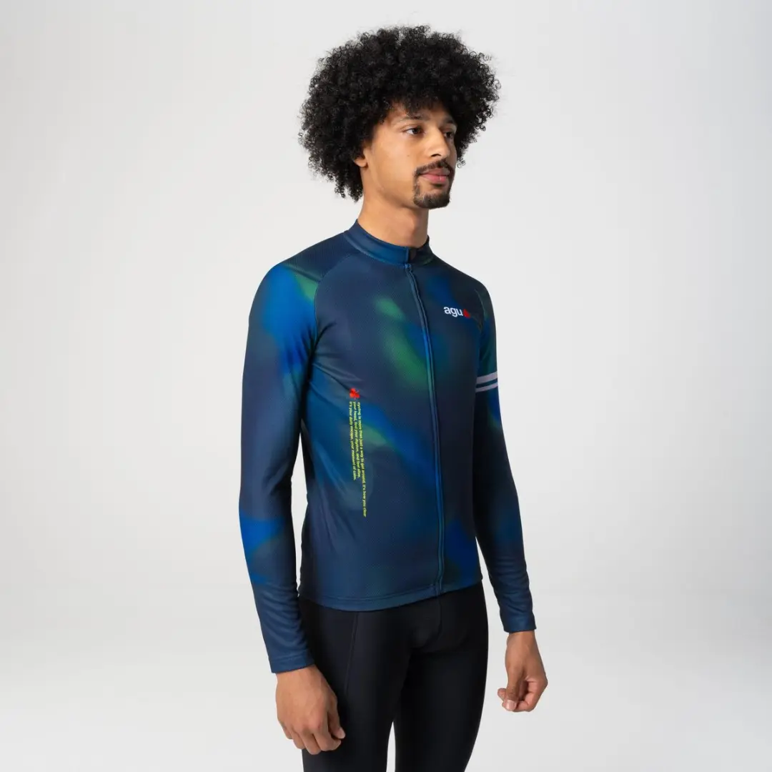 AGU Aurora Thermo Fietsshirt Heren - Lange Mouwen - Zwart - afbeelding 4 van 6