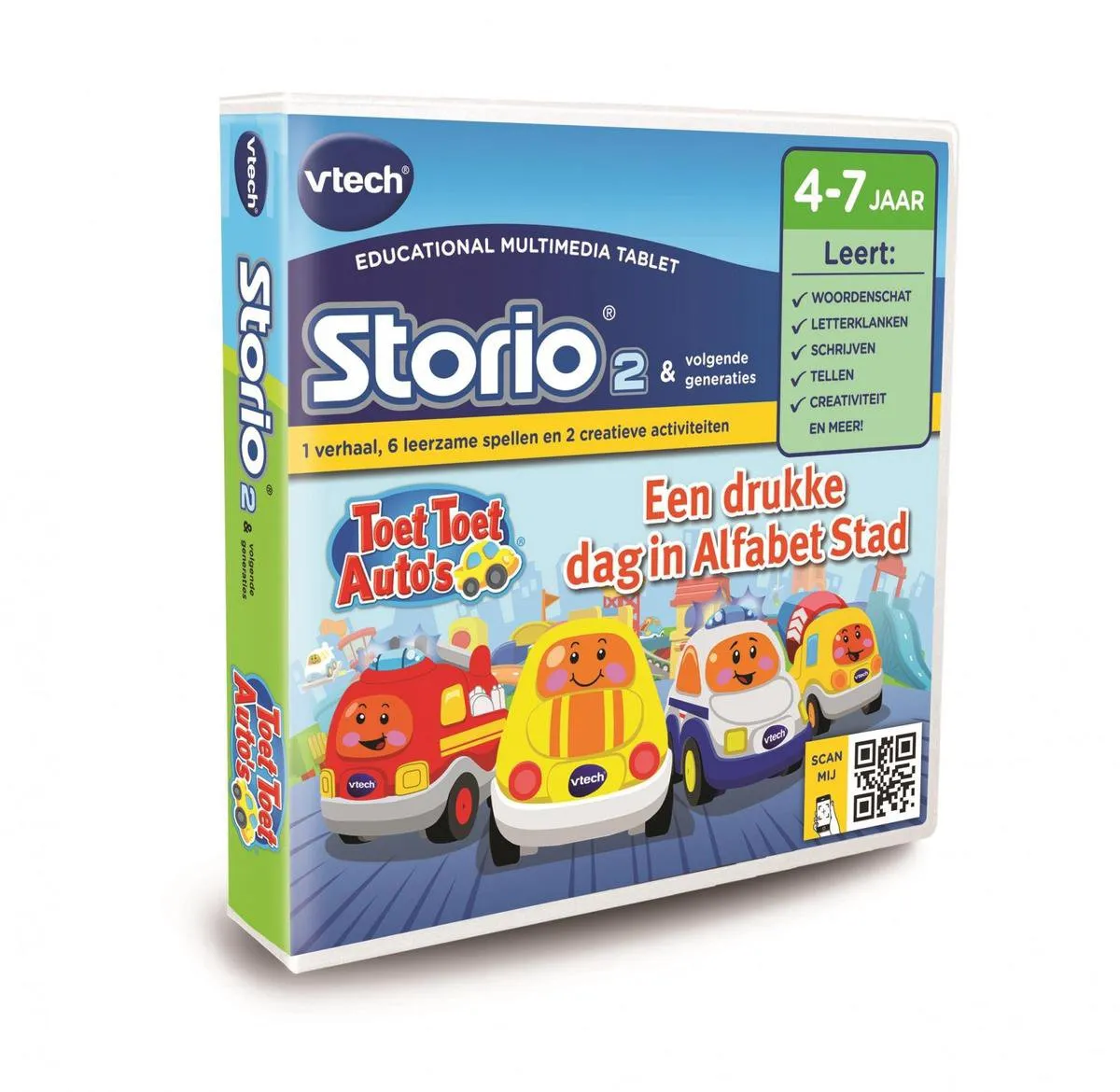 VTech Storio 2 Game Toet Toet Auto's - Wit