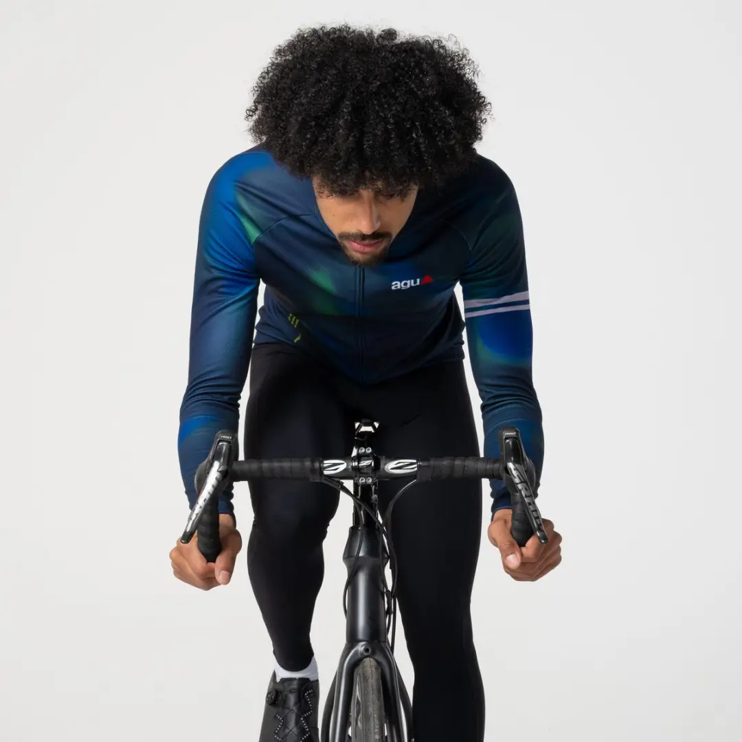 AGU Aurora Fietsshirt Heren Lange Mouw - Zwart - afbeelding 6 van 6