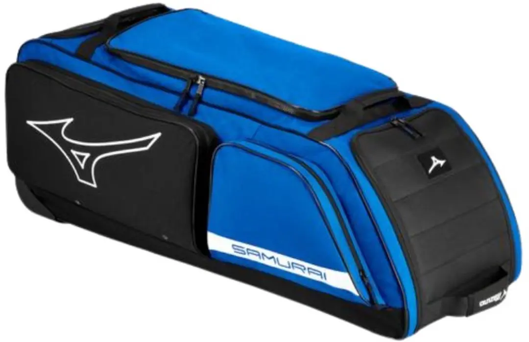 Mizuno Samurai Wheeled Bag Kleur Royal/Black Wheeled Bag voor Sport Honkbal/Soft