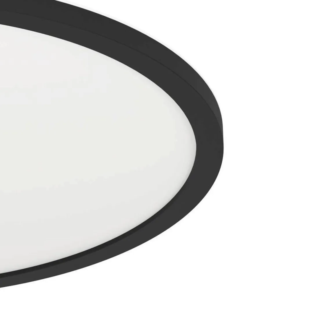 EGLO connect.z Rovito-Z Smart Plafondlamp Ø42cm - Zwart/Wit - RGB & Wit - Zigbee