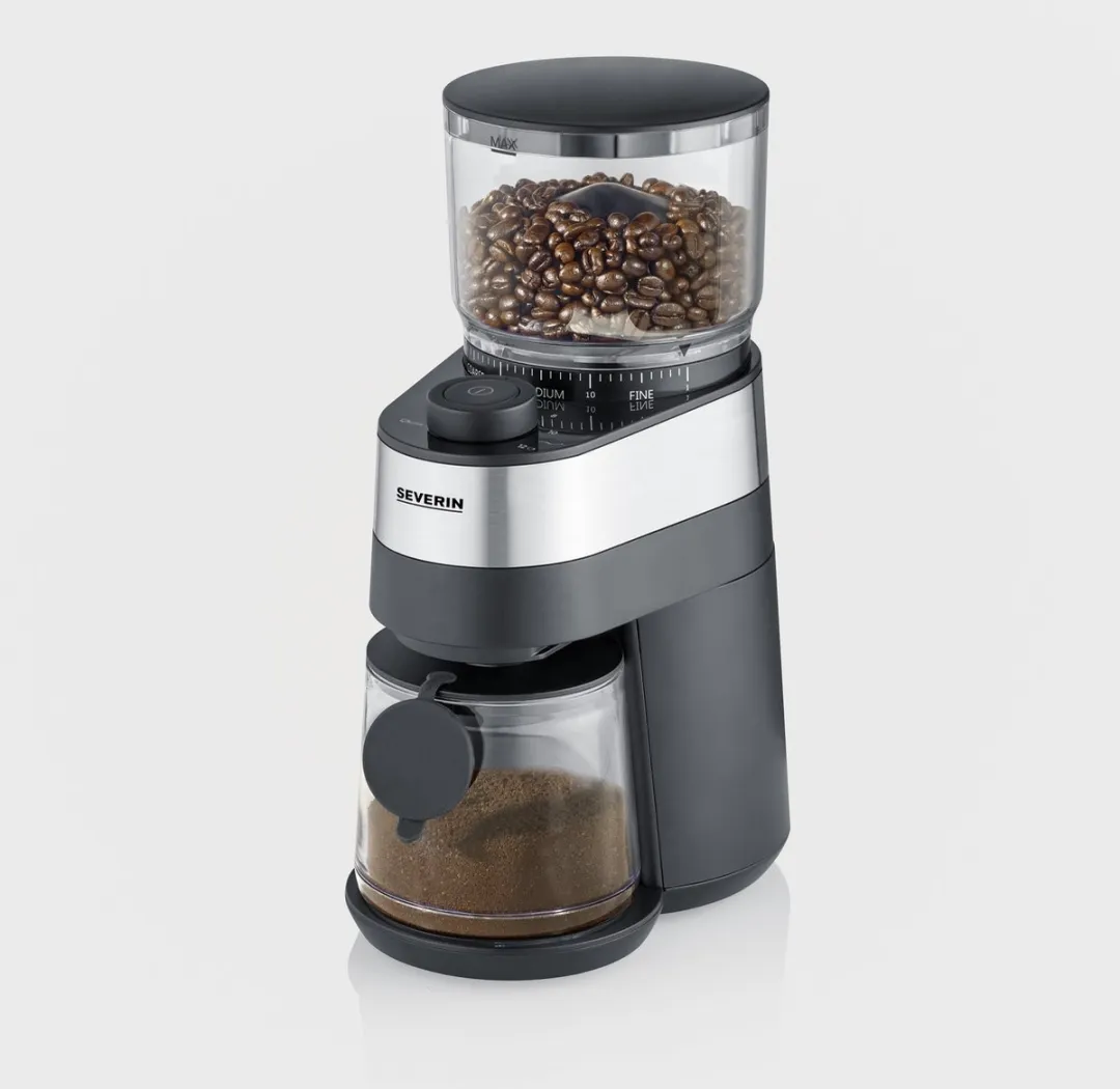 Severin KM 3880 Koffiemolen - 140W - 240g - Zwart/RVS - afbeelding 6 van 6