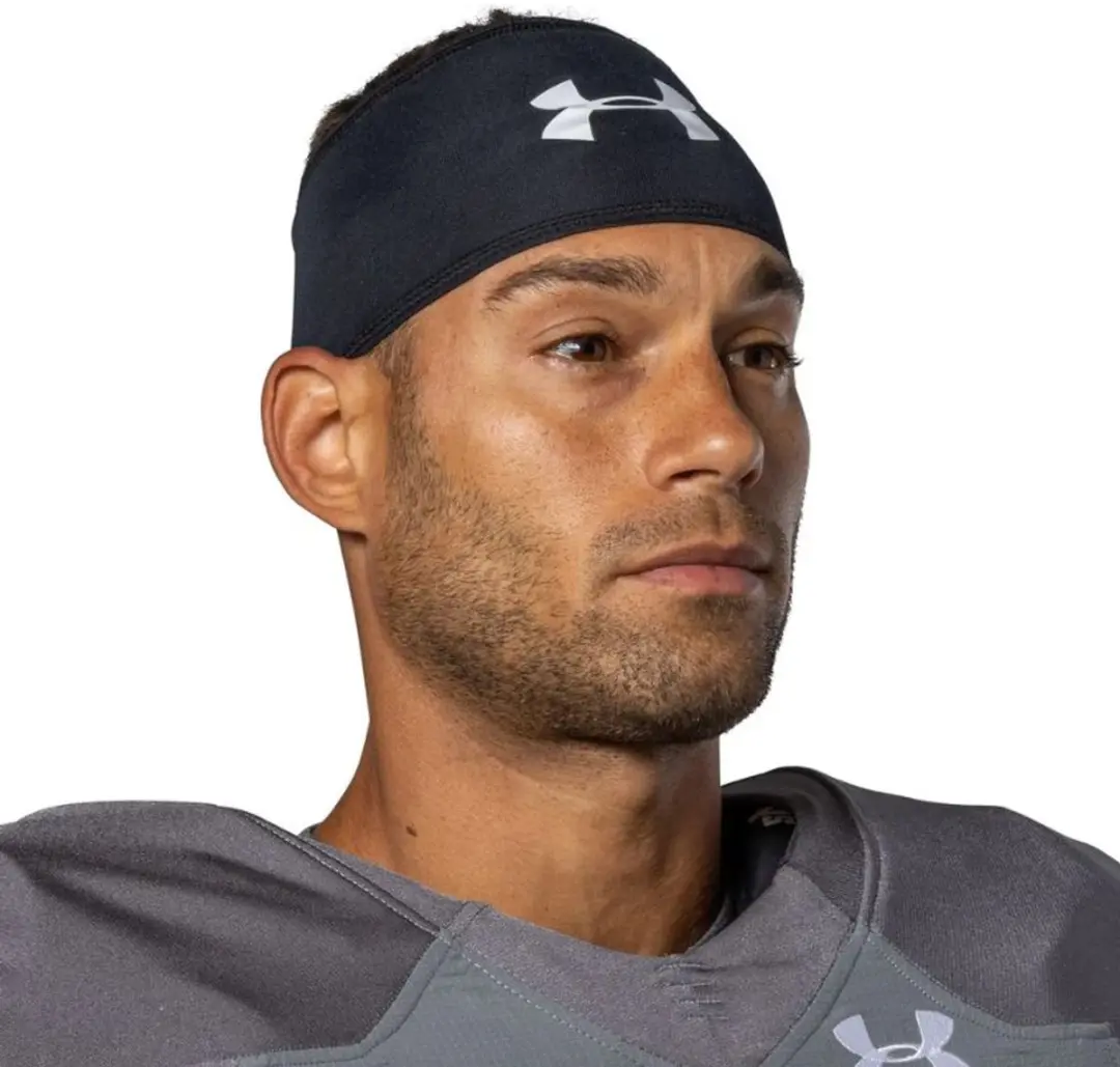 Under Armour Football Headband Skull Wrap Color Black American Football Skull Ca