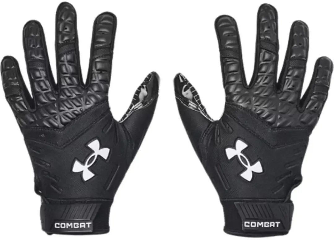 Under Armour Combat Gloves L Black/Silver voor Sport American Football