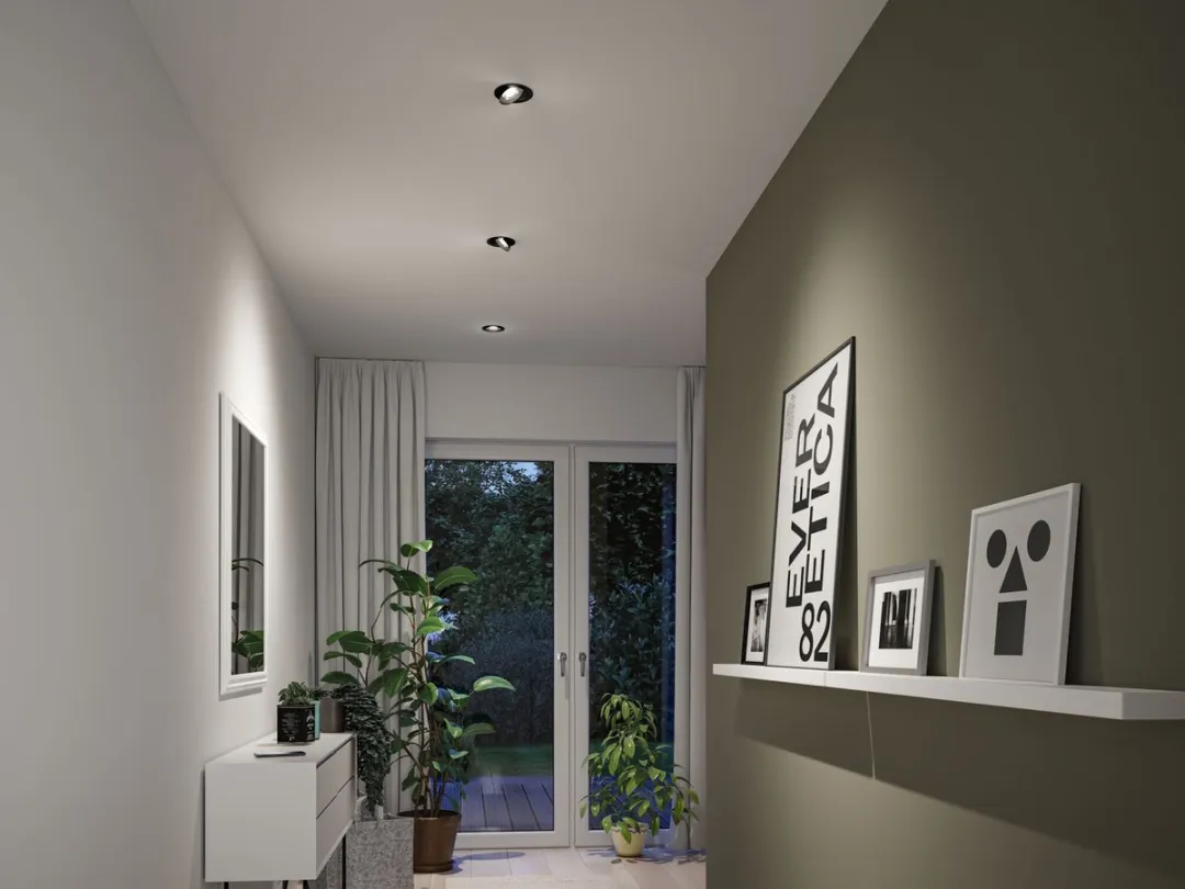Paulmann White Select Aumus LED-inbouwspot 105mm 5W 700lm - Zwart