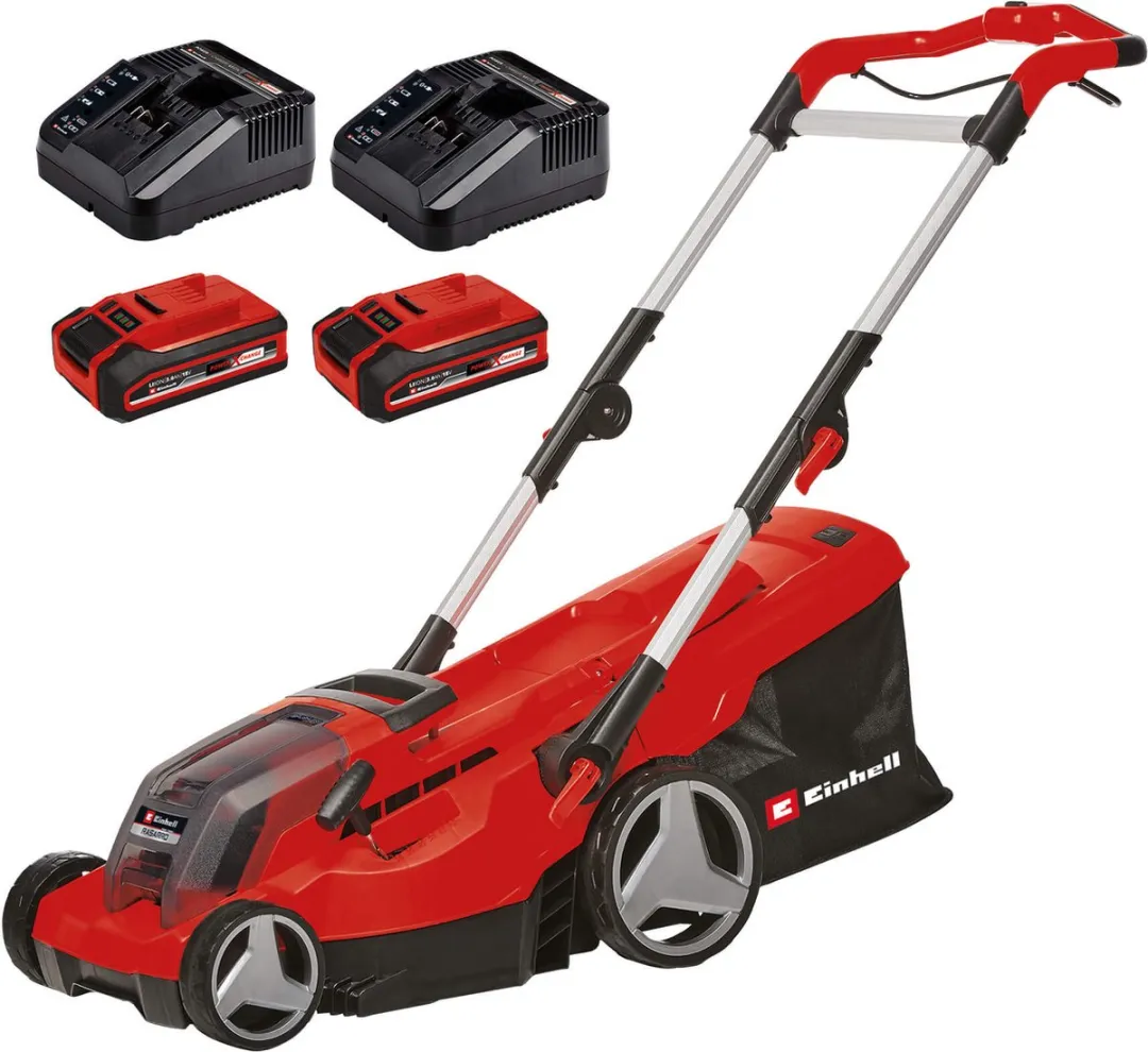 Einhell Accu Grasmaaier RASARRO 36/36 Li Kit - 36V - 36cm - 2x 3.0Ah