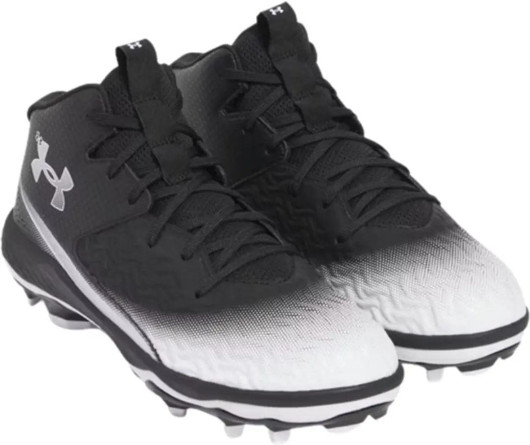 Under Armour Spotlight Mid (3028214) 12,0 Black/White voor Sport American Footba