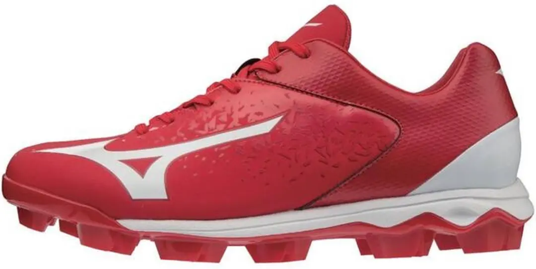 Mizuno Wave Select Nine (320584) 13,0 Red/White Baseball/Softball Schoenen