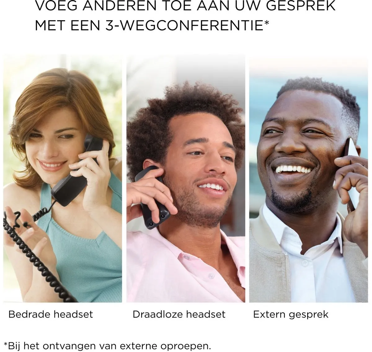 Motorola C4201 Huistelefoon - 2 Stuks - Zwart