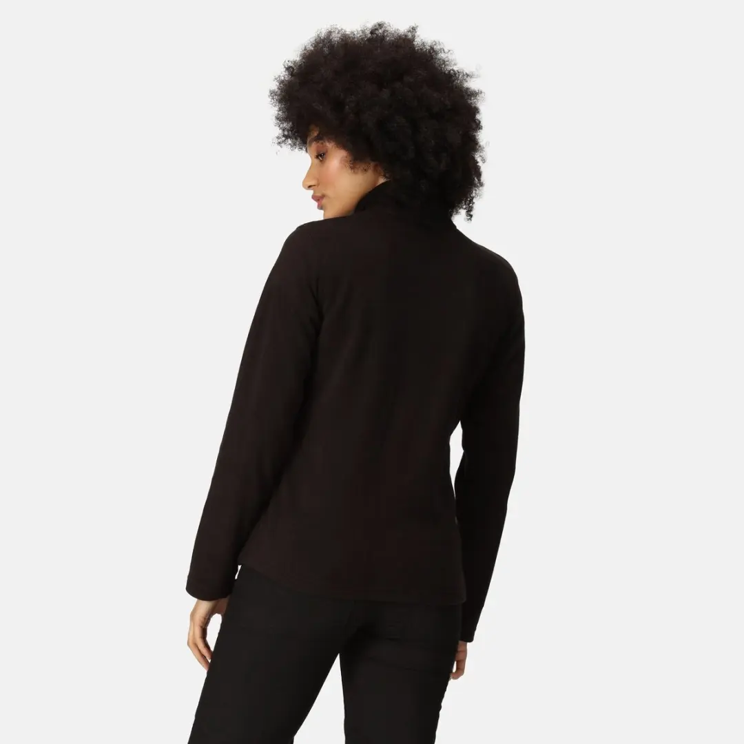 Regatta Honestly Made Recycled Dames Fleece Jack - Zwart - afbeelding 4 van 6