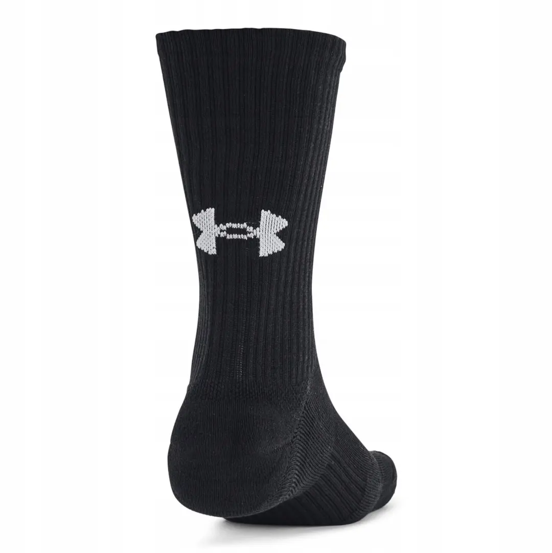 Under Armour Unisex Trainingssokken Katoen 3-Pack - Zwart - afbeelding 3 van 6