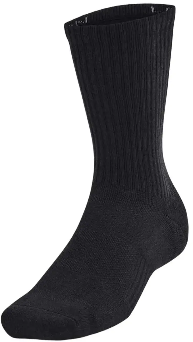 Under Armour Unisex Trainingssokken Katoen 3-Pack - Zwart - afbeelding 2 van 6
