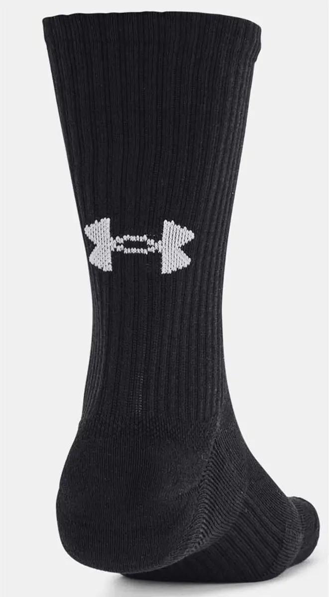 Under Armour Unisex Trainingssokken Katoen 3-Pack - Zwart - afbeelding 6 van 6