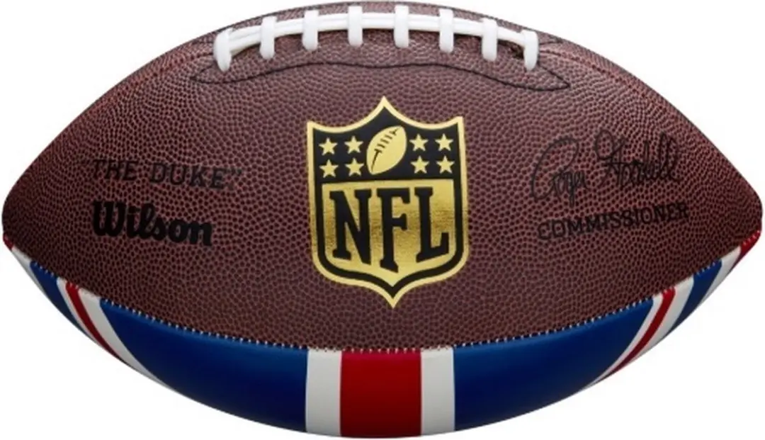 Wilson WTF1748XBLGUJ NFL Union Jack American Football Ball voor Sport American F