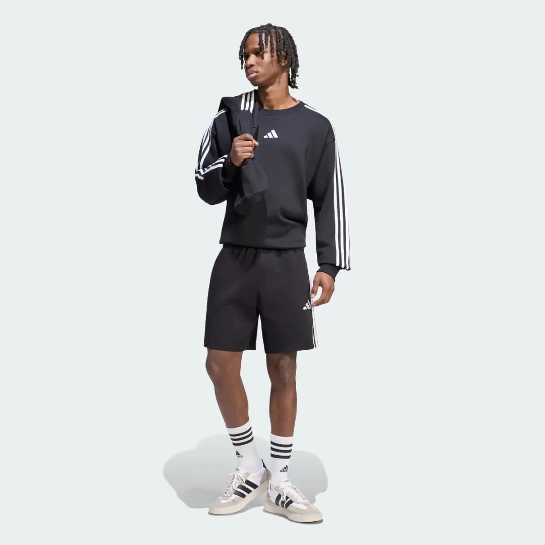 adidas Essentials 3-Stripes Jersey Short Heren - Zwart - afbeelding 6 van 6