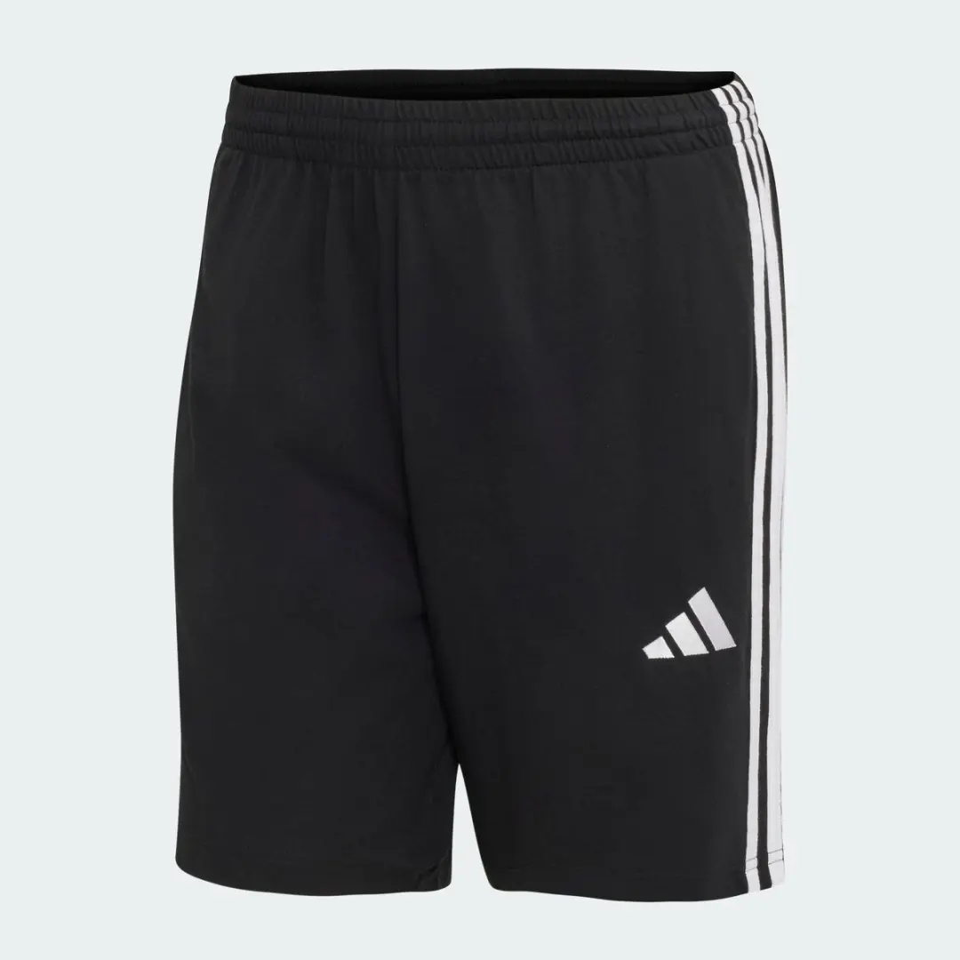 adidas Essentials 3-Stripes Jersey Short Heren - Zwart - afbeelding 3 van 6