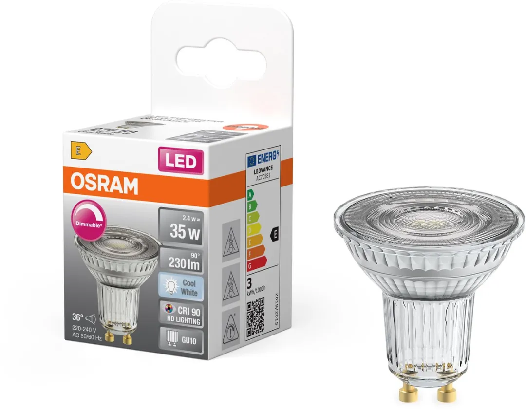 Osram LED Spot Reflector Superstar PAR16 35 - 2,4W - 4000K - GU10 - 36°